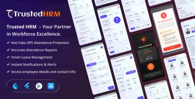 Trusted HRM - Smart Workforce Management with Anti-Fake GPS Attendance Security
