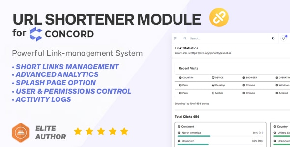 URL Shortener module for Concord CRM URL Shortener module for Concord CRM