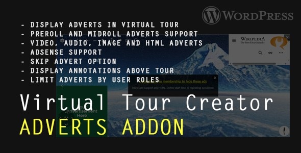 Virtual Tour Creator Advert and Annotation AddOn Virtual Tour Creator Advert and Annotation AddOn