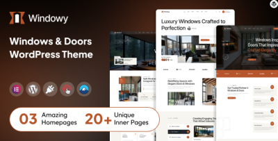 Windowy - Windows and Doors Services WordPress Theme