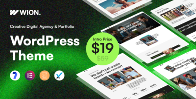 Wion - Creative Agency & Portfolio WordPress Theme