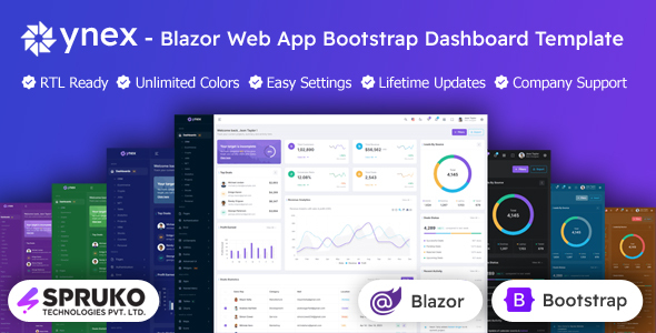 YNEX - Blazor Web App Server Bootstrap Admin Dashboard Template YNEX - Blazor Web App Server Bootstrap Admin Dashboard Template
