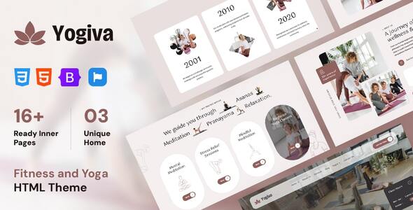 Yogiva - Fitness and Yoga HTML Template Yogiva - Fitness and Yoga HTML Template