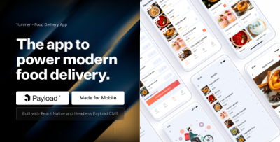 Yummer - Food Ordering App (React Native Expo + Payload CMS)