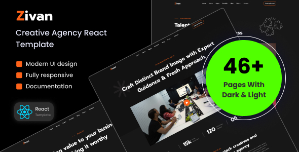 Zivan - Creative Agency React Template Zivan - Creative Agency React Template