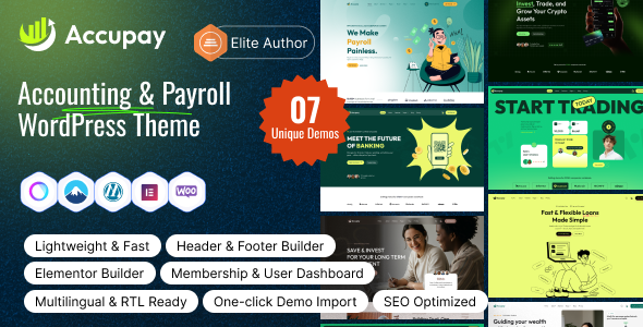 AccuPay - Accounting & Payroll WordPress Theme AccuPay - Accounting & Payroll WordPress Theme