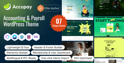 AccuPay – Accounting & Payroll WordPress Theme