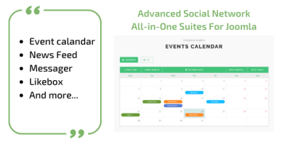 Advanced Social Network All-in-One Suites For Joomla
