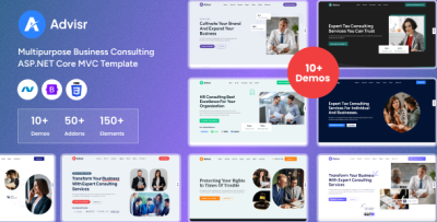 Advisr - ASP.NET Core MVC Multipurpose Business Consulting Template