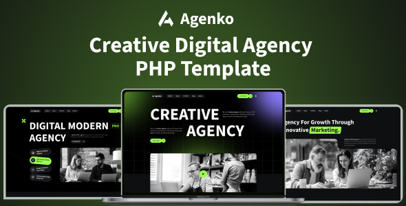 Agenko - Creative Digital Agency PHP Template Agenko - Creative Digital Agency PHP Template