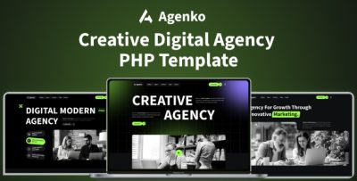 Agenko — Creative Digital Agency PHP Template