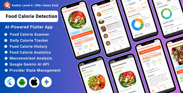 AI Cal - AI-Powered Food Calorie Detection & Tracking Flutter App AI Cal - AI-Powered Food Calorie Detection & Tracking Flutter App