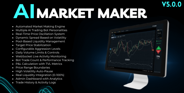 AI Market Maker - Automated Trading Bots, Liquidity Management & Price Stabilization for Ecosystem AI Market Maker - Automated Trading Bots, Liquidity Management & Price Stabilization for Ecosystem