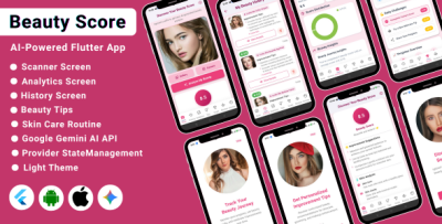 AI-Powered Beauty Score Analyzer Flutter App | Skin Care App