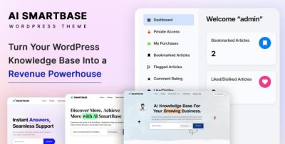 AI SmartBase – Create, Monetize & Grow Your WP Knowledge Base