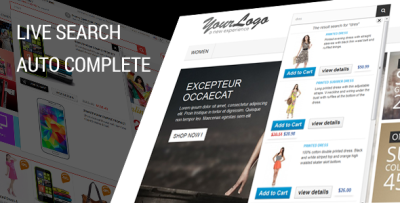 Ajax Live Search Prestashop Module