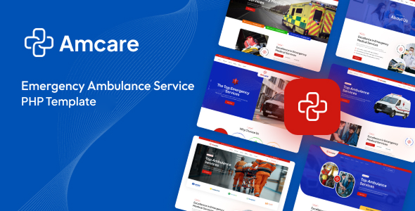 Amcare - Ambulance Service PHP Template Amcare - Ambulance Service PHP Template