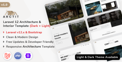 Arctit - Laravel 12 Architecture & Interior Template