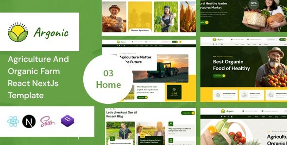 Argonic – Agriculture & Organic Farm Next JS Template Argonic – Agriculture & Organic Farm Next JS Template