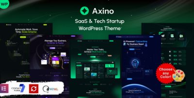 Axino - SaaS & Tech Startup WordPress Theme
