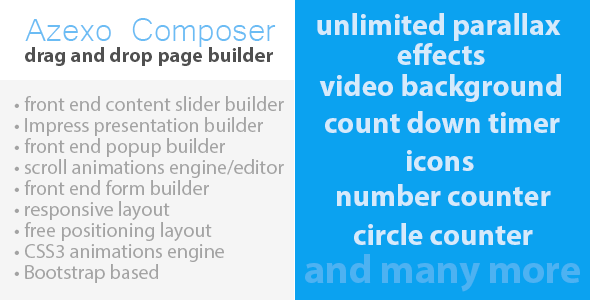 Azexo Composer Drupal page / block builder Azexo Composer Drupal page / block builder