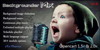 Backgrounder Mx Pro - All-in-One Music & Slideshow Solution