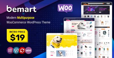Bemart - Modern Multipurpose WooCommerce WordPress Theme