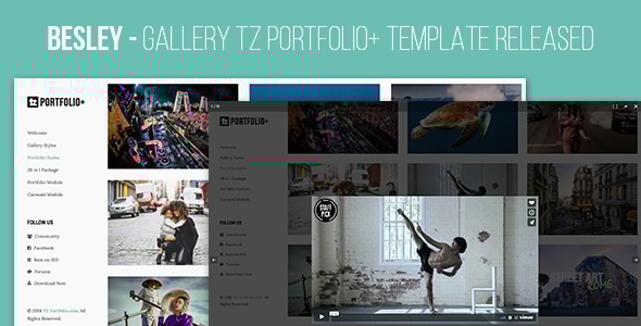 Besley - Gallery TZ Portfolio+ Template Released Besley - Gallery TZ Portfolio+ Template Released