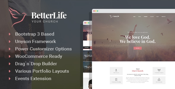BetterLife - Church & Religious WordPress theme BetterLife - Church & Religious WordPress theme