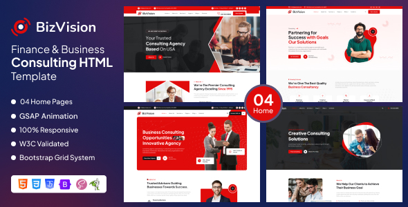 BizVision – Finance & Business Consulting HTML Template BizVision – Finance & Business Consulting HTML Template
