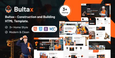 Bultax – Construction and Building HTML Template