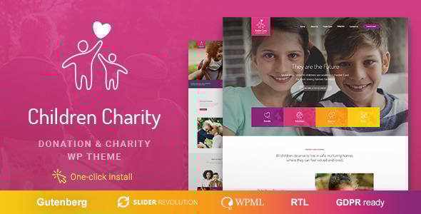 Children Charity - Nonprofit & NGO WordPress Theme Children Charity - Nonprofit & NGO WordPress Theme