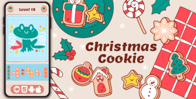 Christmas Cookie - HTML5, Construct 3