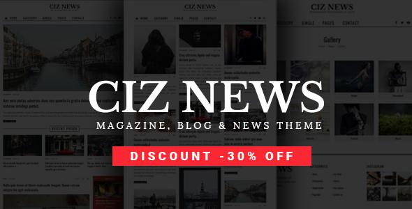 Ciz News - Magazine & Blog Theme Ciz News - Magazine & Blog Theme