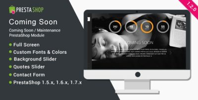 Coming Soon / Maintenance - PrestaShop Module