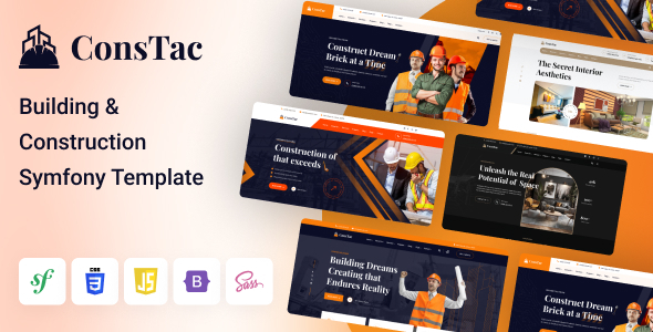 ConsTac - Construction & Building Symfony Template ConsTac - Construction & Building Symfony Template