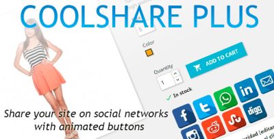 Cool Share Plus on Social Networks Module