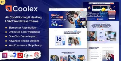 Coolex - Air Conditioning & Heating HVAC WordPress Theme