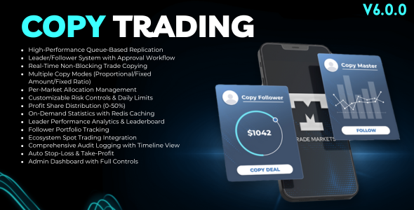 Copy Trading for Bicrypto - Social Trading, Signal Providers & Automated Portfolio Mirroring Addon Copy Trading for Bicrypto - Social Trading, Signal Providers & Automated Portfolio Mirroring Addon