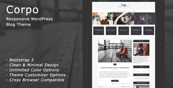 Corpo - Responsive WordPress Blog Theme Corpo - Responsive WordPress Blog Theme