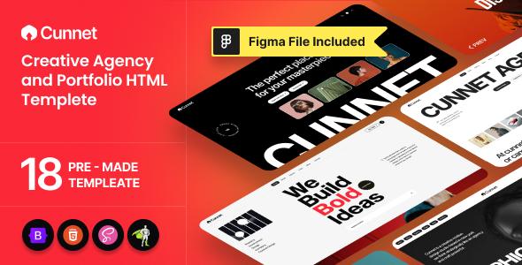 Cunnet - Creative Agency & Portfolio HTML Template Cunnet - Creative Agency & Portfolio HTML Template