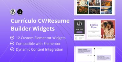 Curriculo - CV/Resume Builder Elementor Widgets
