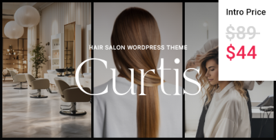 Curtis - Hair Salon WordPress Theme