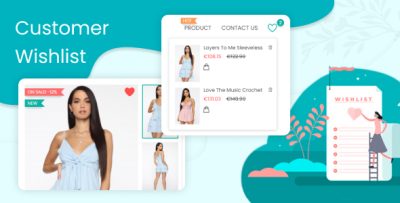 Customer Wishlists & Favorites Products List