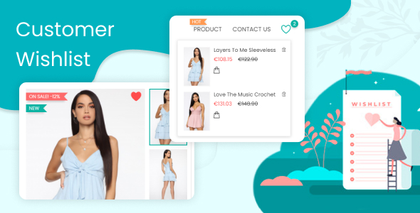 Customer Wishlists & Favorites Products List Customer Wishlists & Favorites Products List