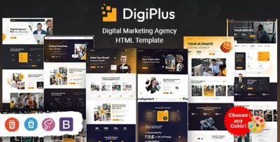 Digiplus - Digital Marketing Agency HTML Template