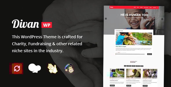 Divan - Charity, Donation & Fundraising WordPress Theme Divan - Charity, Donation & Fundraising WordPress Theme