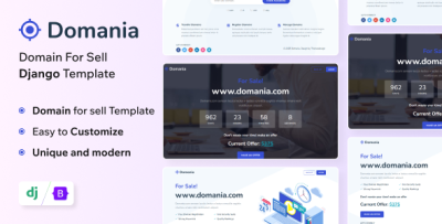 Domania - Domain For Sell Django Template