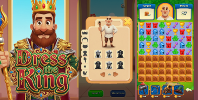 Dress the King - Puzzle - HTML Game - Construct 3 - C3P