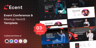 Ecent - Event Conference & Meetup NextJS Template